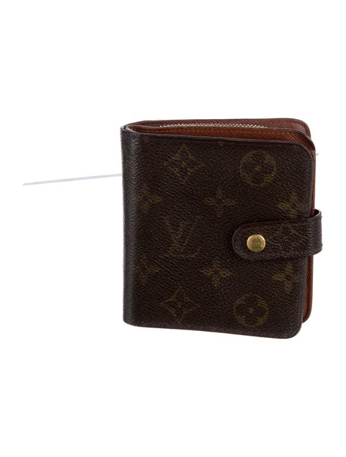 Louis Vuitton LV Monogram Coated Canvas Compact Zippé Wallet