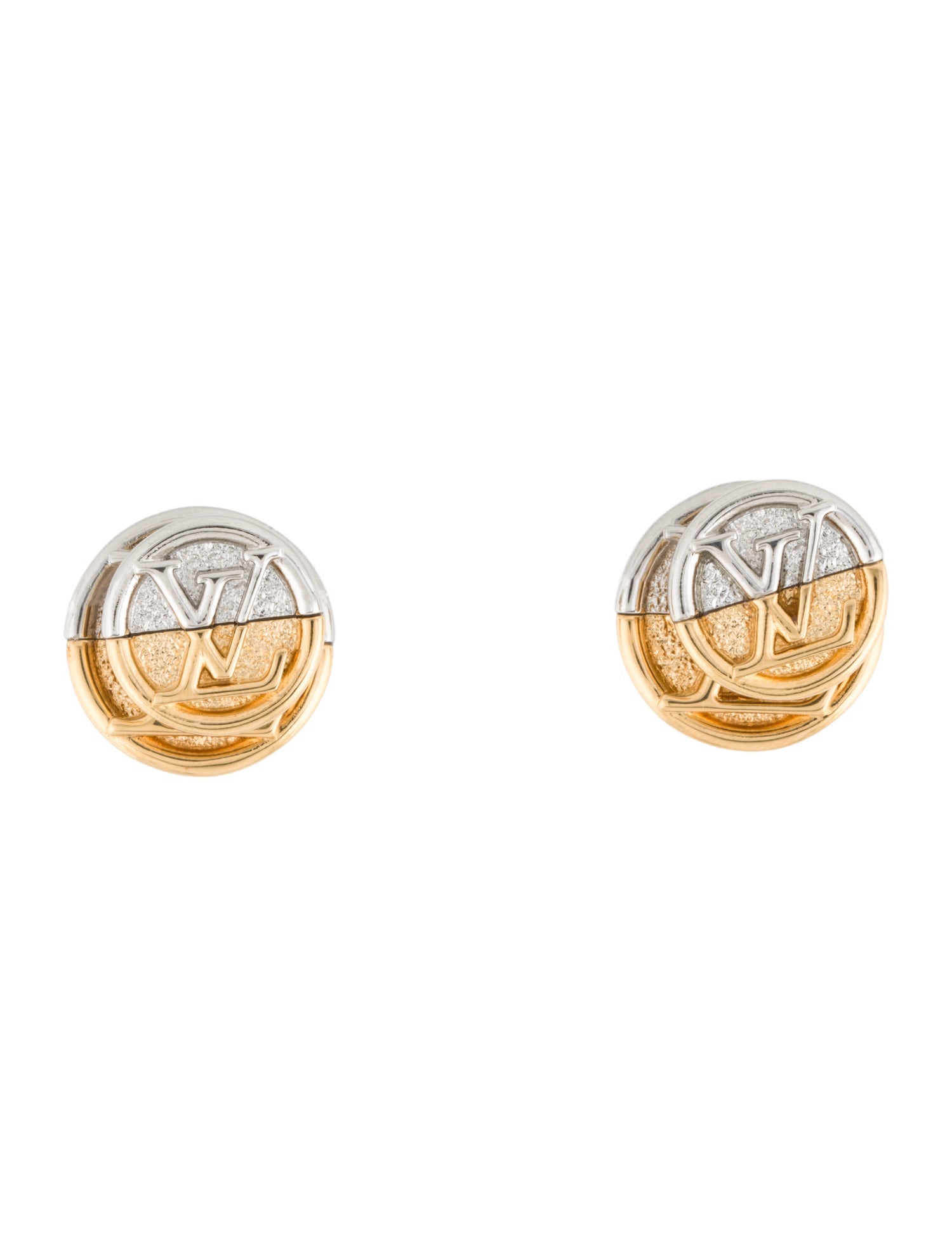 Louis Vuitton L To V Stud Earrings