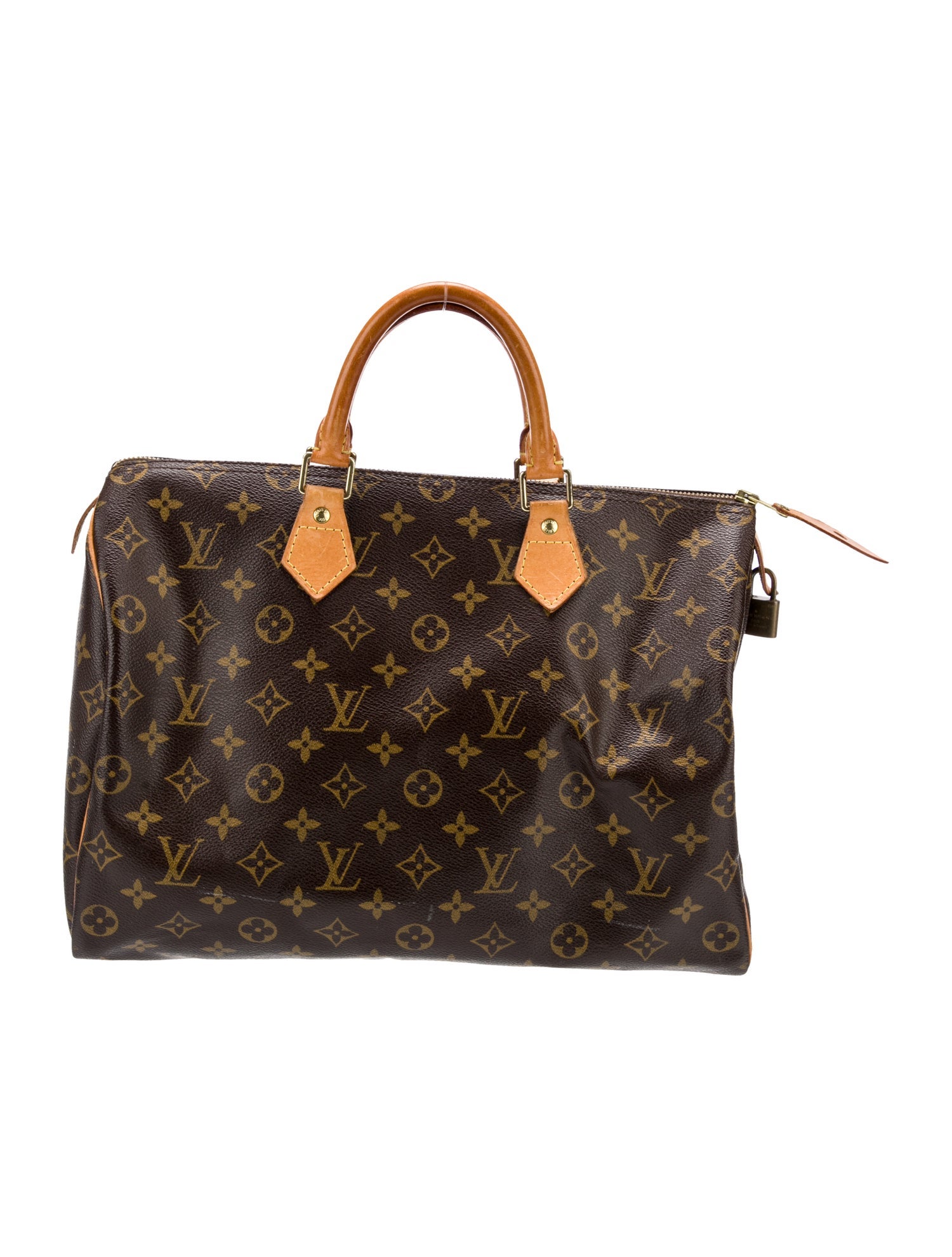 Louis Vuitton LV Monogram Speedy 35 Vintage