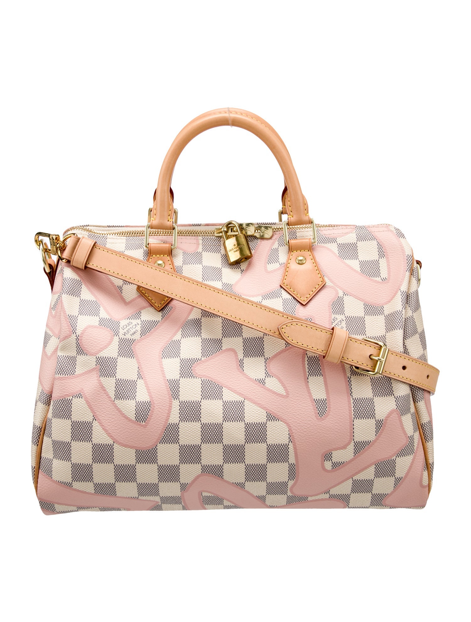 Louis Vuitton Damier Azur Tahitienne Speedy Bandouliere 30