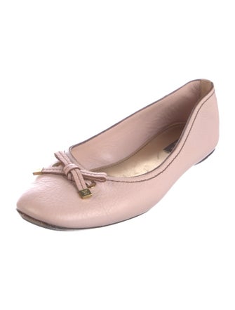 Louis Vuitton LV Monogram Leather Ballet Flats