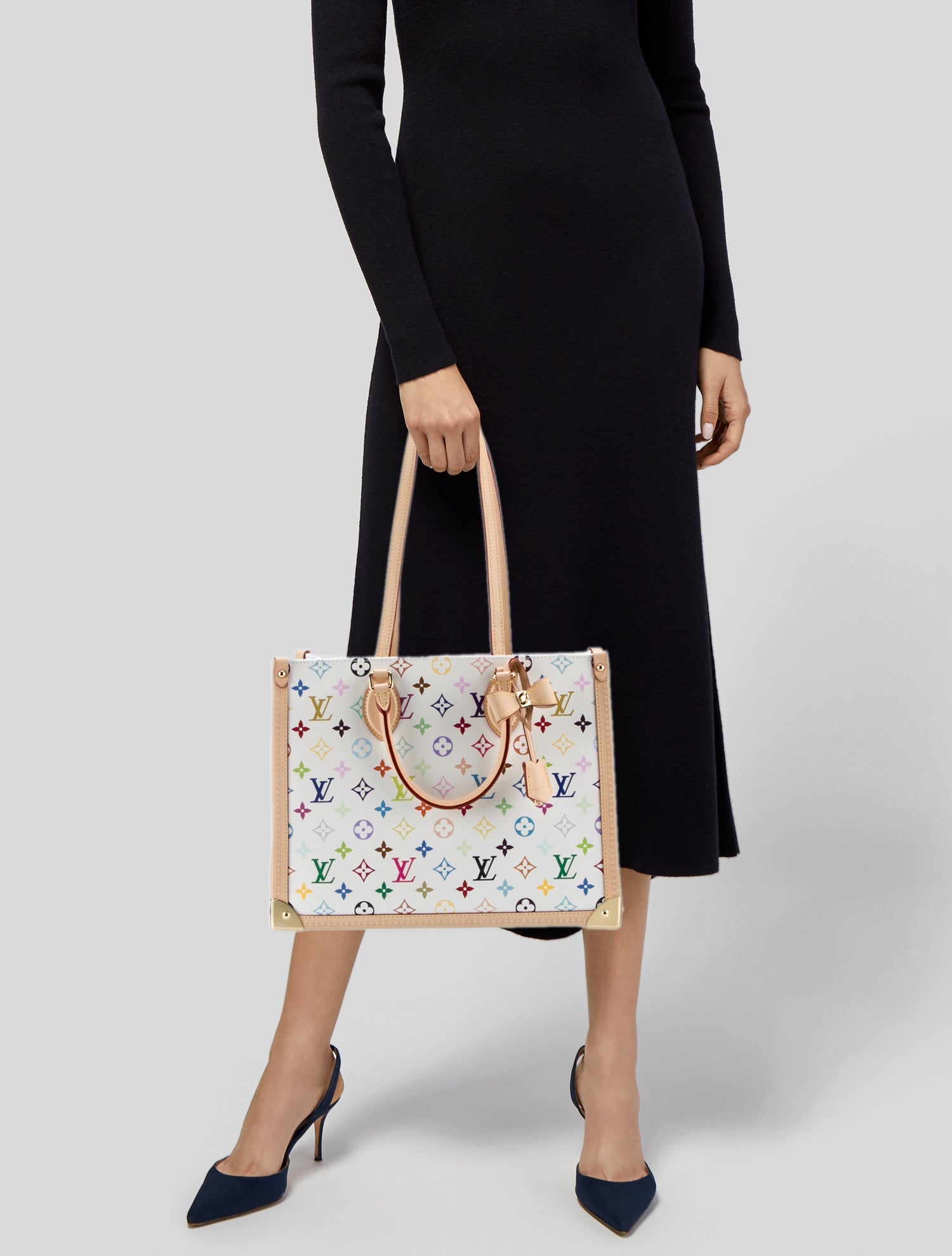 Louis Vuitton Multicolore Monogram x Takashi Murakami Onthego MM 2025