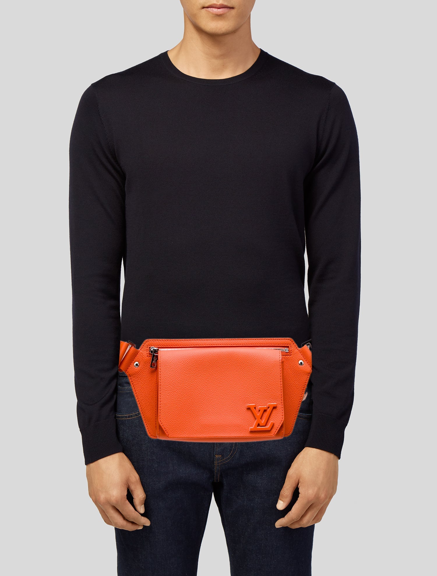 Louis Vuitton Leather LV Aerogram New Sling