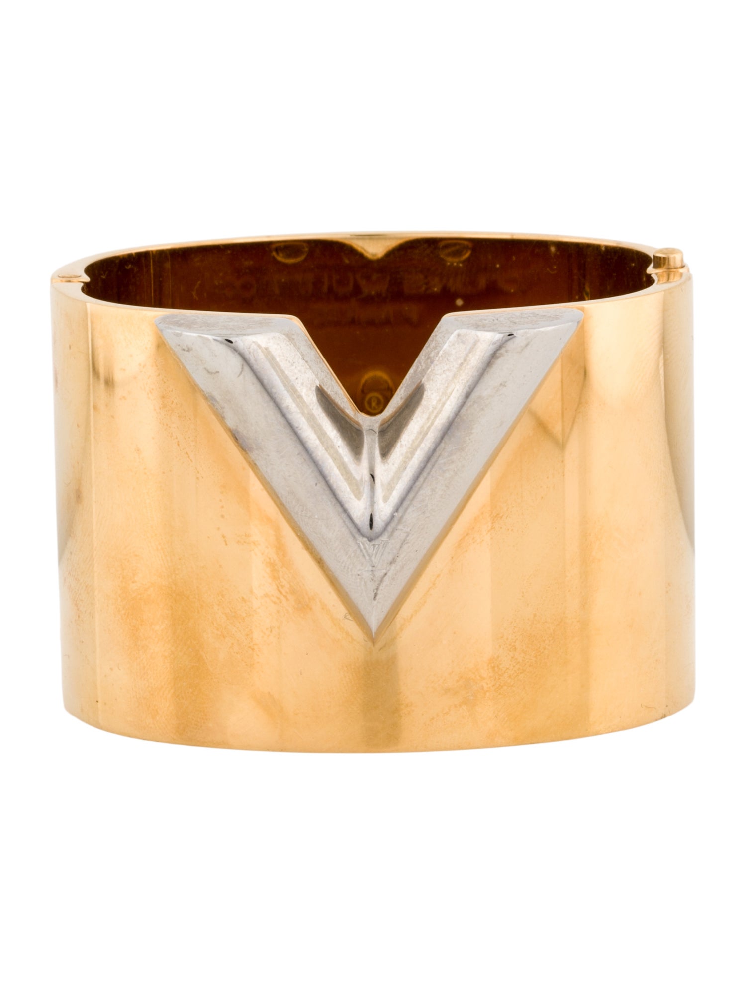 Louis Vuitton Essential V Hinged Bangle Bracelet