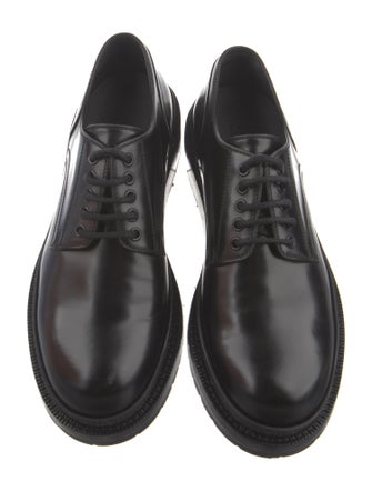 Louis Vuitton Monogram Eclipse Leather Derby Shoes
