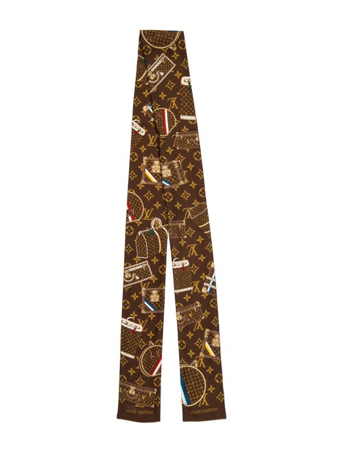 Louis Vuitton Trunks Silk Scarf
