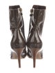 Louis Vuitton Monogram Pattern Patent Leather Boots