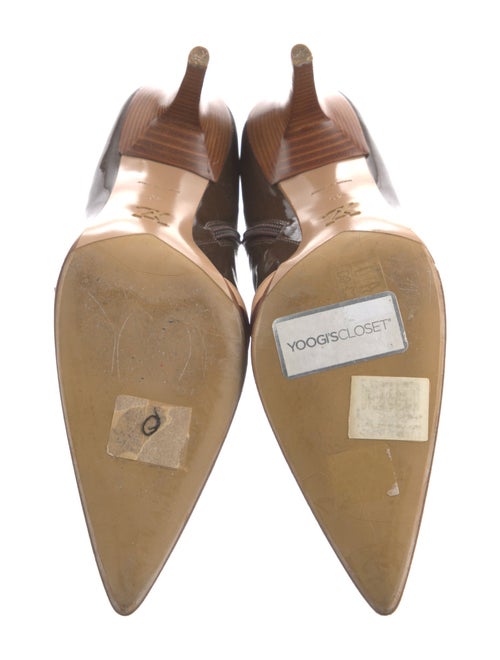 Louis Vuitton Monogram Pattern Patent Leather Boots