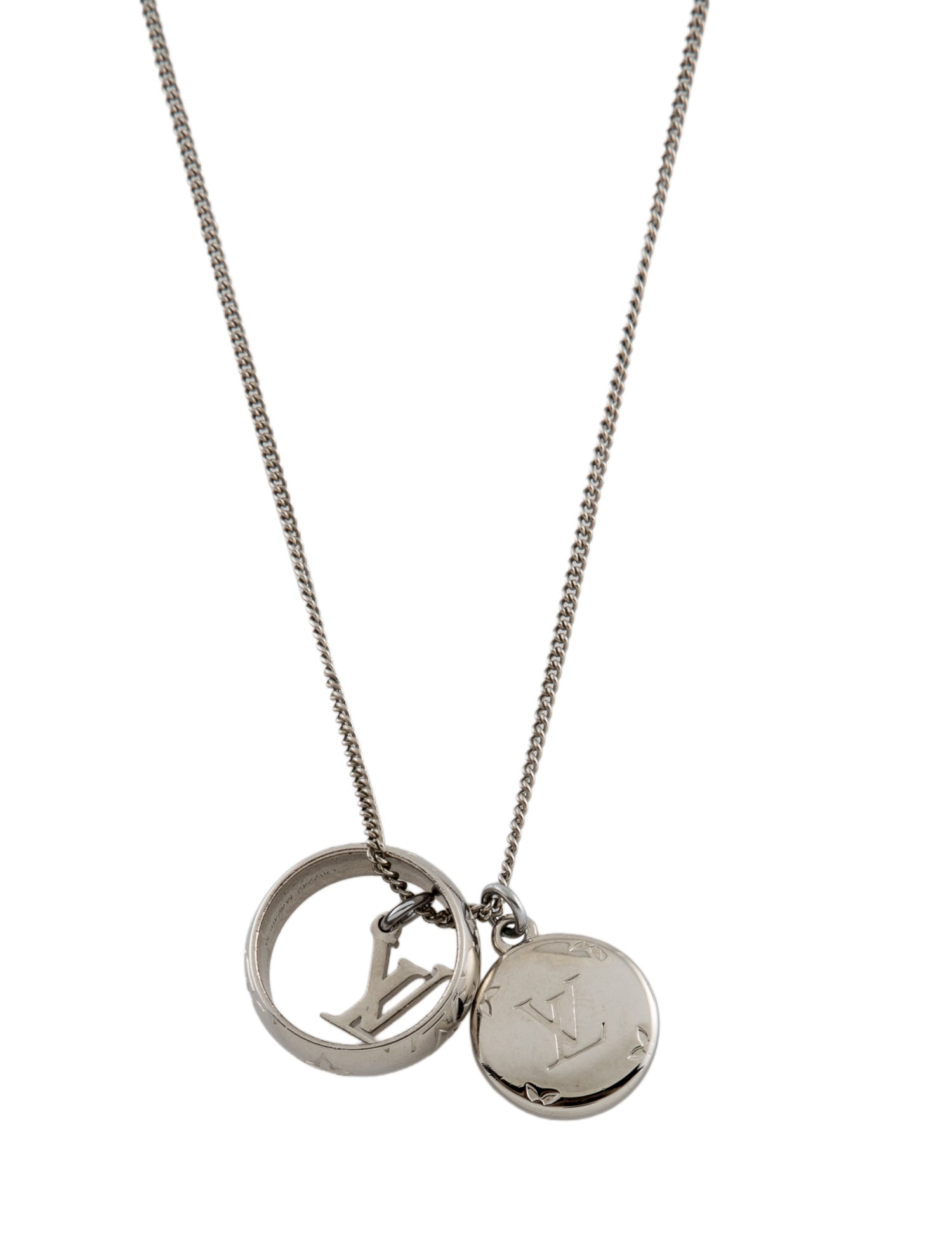 Louis Vuitton Monogram Charms Pendant Necklace