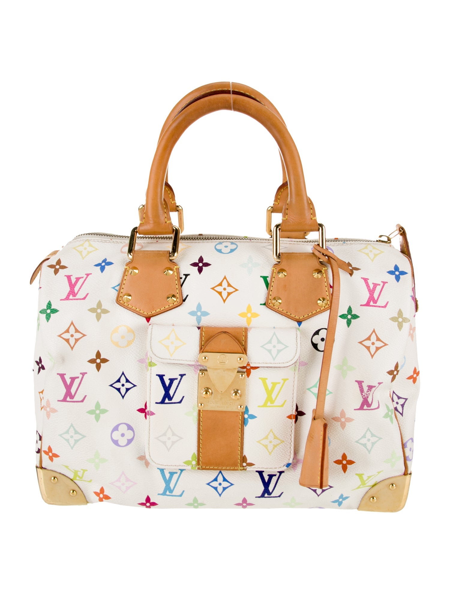 Louis Vuitton Multicolore Monogram Speedy 30 Vintage