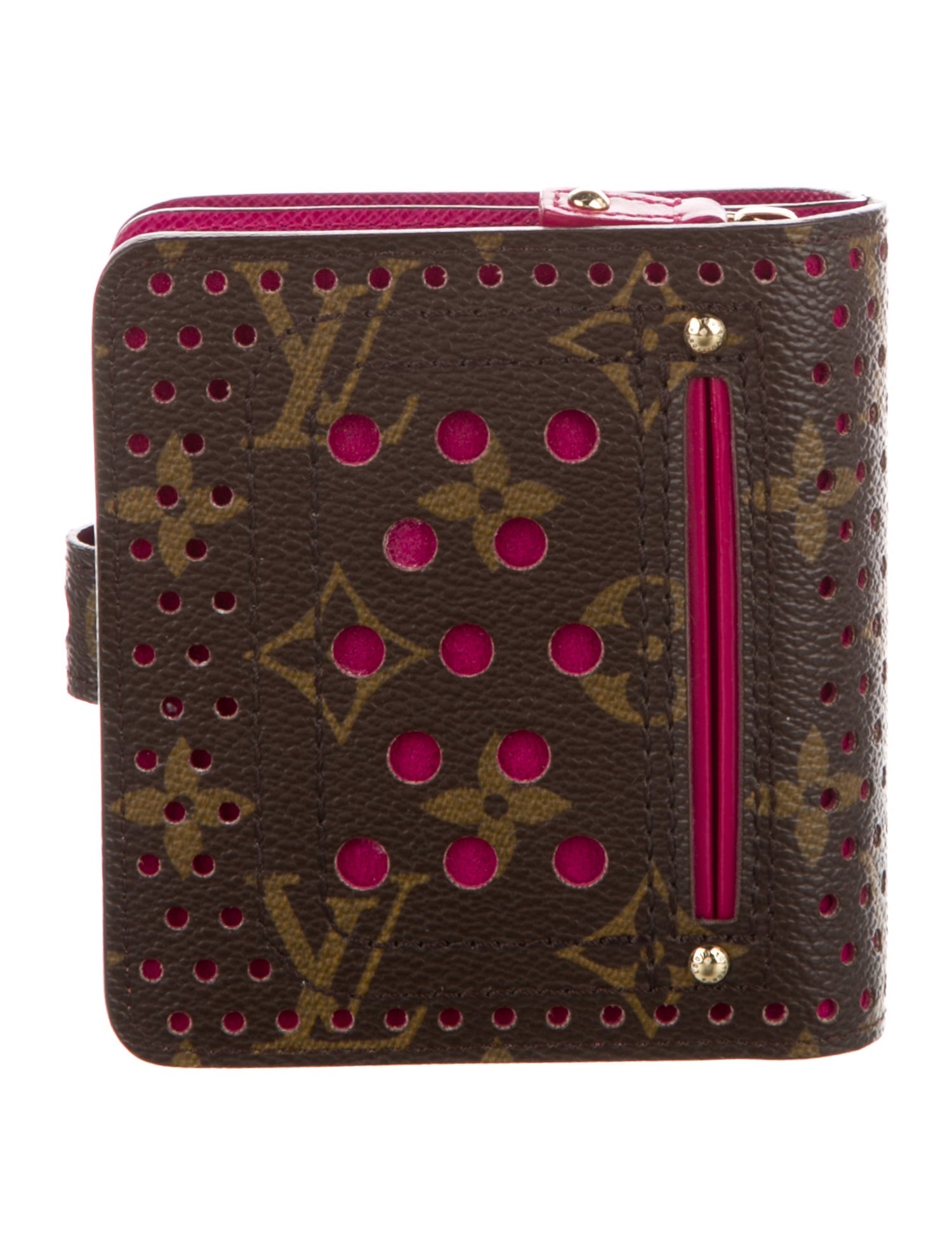 Louis Vuitton LV Monogram Coated Canvas Compact Wallet