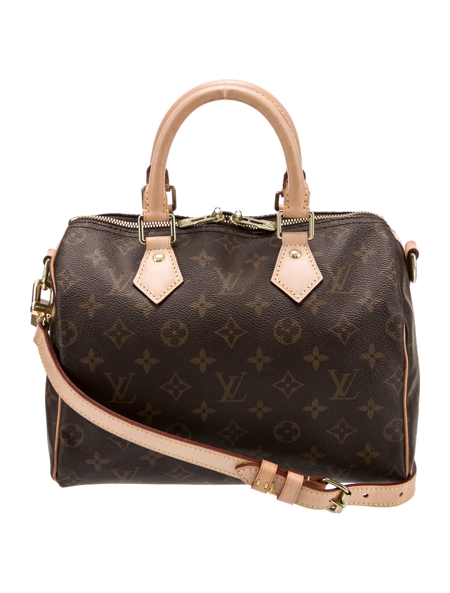 Louis Vuitton LV Monogram Speedy Bandouliere