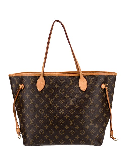 Louis Vuitton LV Monogram Neverfull w/Pouch MM