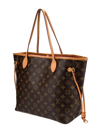 Louis Vuitton LV Monogram Neverfull w/Pouch MM
