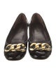 Louis Vuitton LV Monogram Patent Leather Ballet Flats