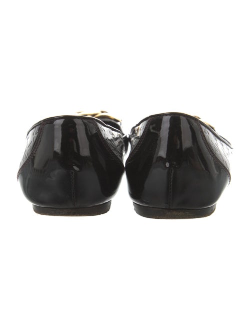 Louis Vuitton LV Monogram Patent Leather Ballet Flats