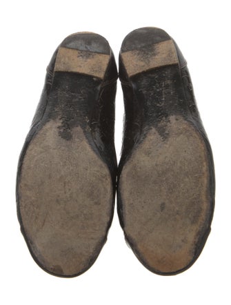 Louis Vuitton LV Monogram Patent Leather Ballet Flats