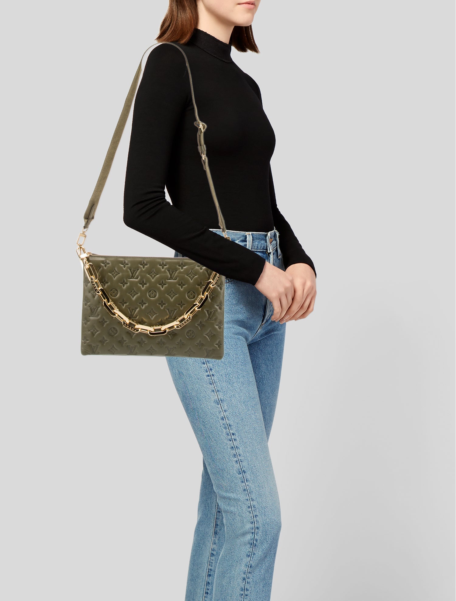 Louis Vuitton LV Monogram Coussin MM