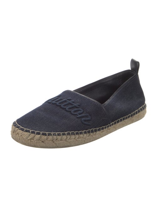 Louis Vuitton Canvas Embroidered Accent Espadrilles