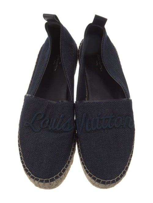 Louis Vuitton Canvas Embroidered Accent Espadrilles