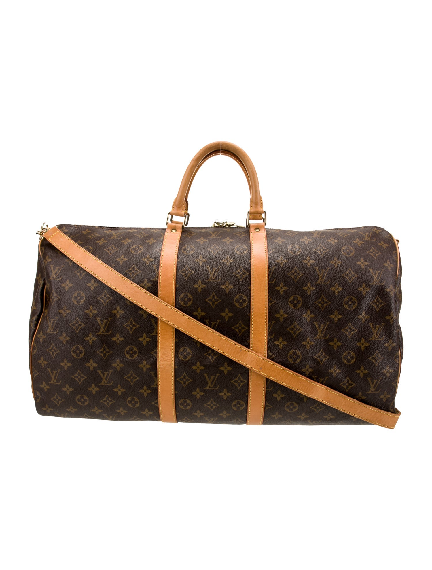 Louis Vuitton LV Monogram Keepall Bandouliere 55 Vintage