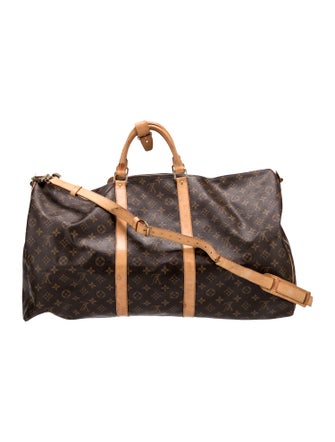 Louis Vuitton LV Monogram Keepall Bandouliere 60 Vintage
