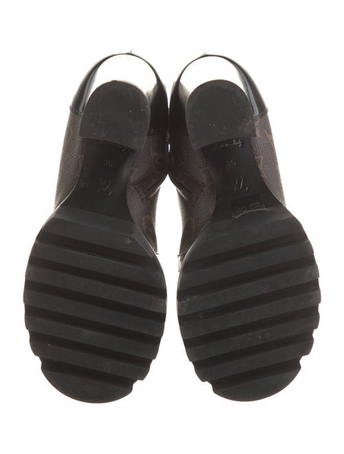 Louis Vuitton LV Monogram Lace-Up Boots