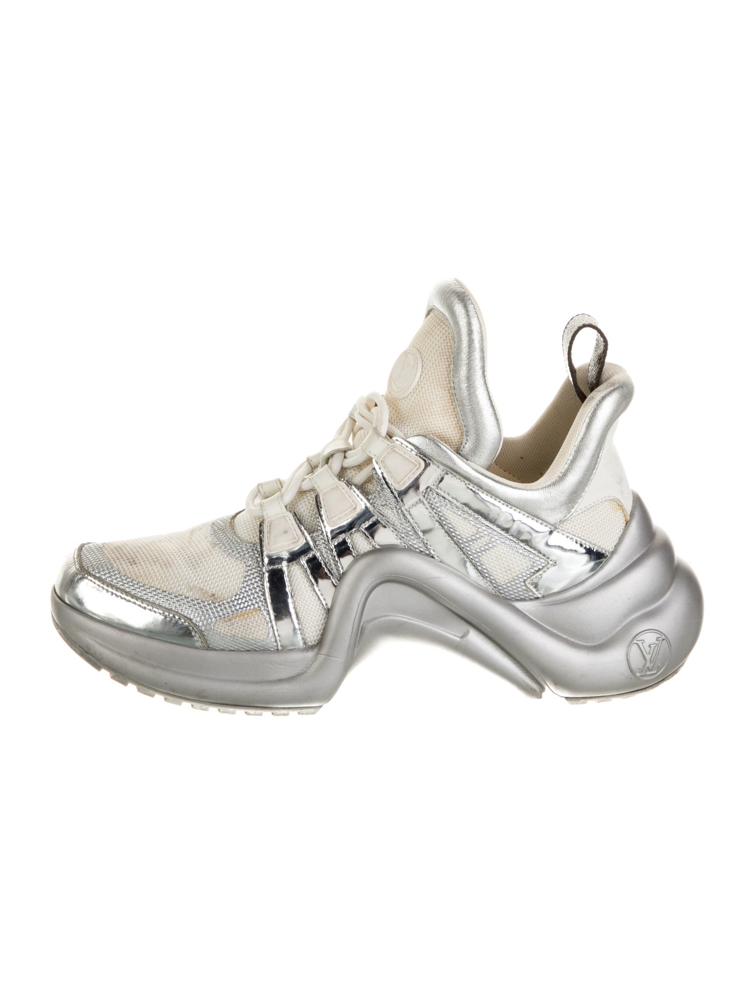 Louis Vuitton LV Monogram Leather Chunky Sneakers