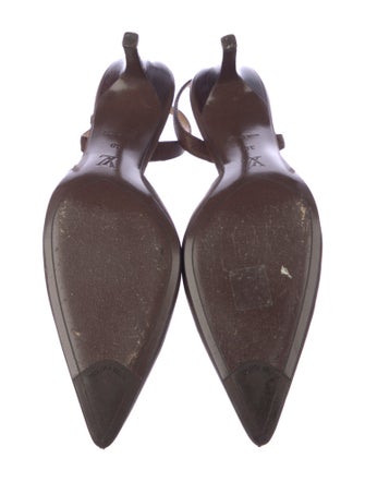 Louis Vuitton Leather Slingback Pumps