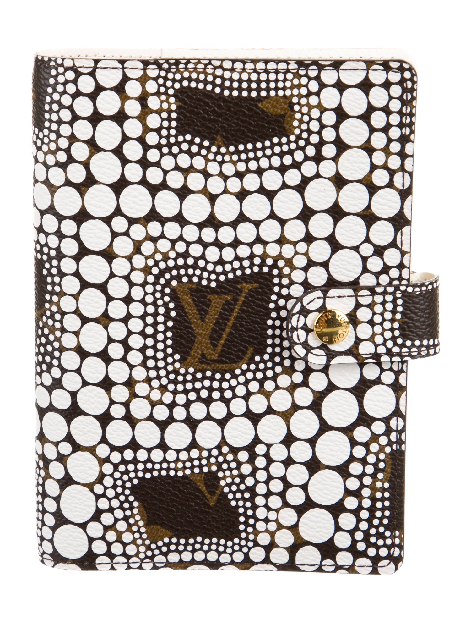 Louis Vuitton Yayoi Kusama Monogram Dots Small Ring Agenda Cover