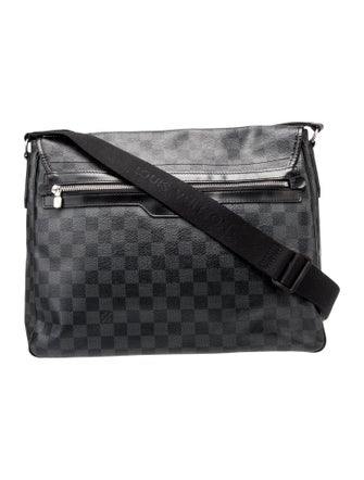 Louis Vuitton Damier Graphite Messenger Bag GM Vintage