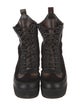 Louis Vuitton LV Monogram Suede Combat Boots