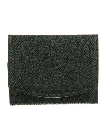 Louis Vuitton Wallets Taiga Leather Compact Wallet