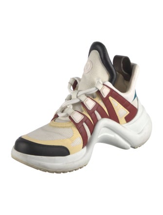 Louis Vuitton LV Monogram Leather Chunky Sneakers