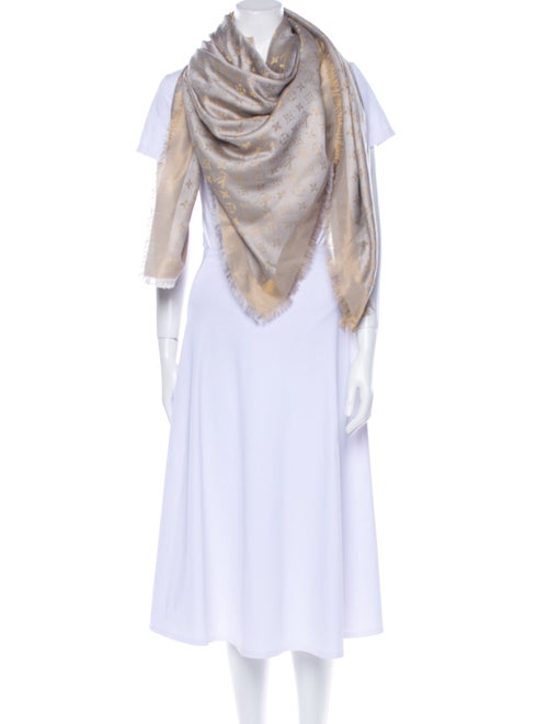 Louis Vuitton Silk LV Monogram Scarf