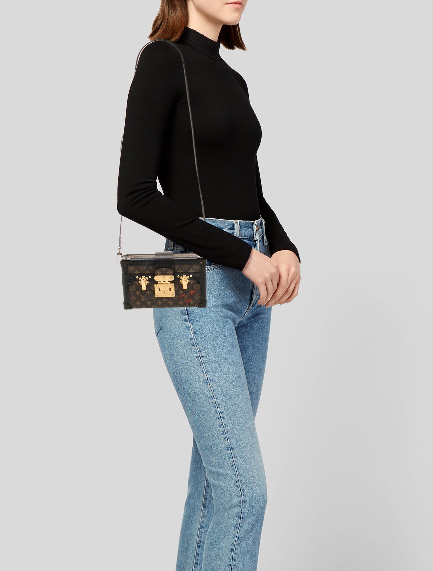 Louis Vuitton LV Monogram Petit Malle Petite