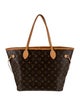 Louis Vuitton LV Monogram Neverfull w/Pouch MM