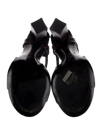 Louis Vuitton LV Monogram Leather Slingback Sandals