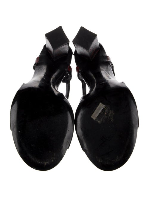 Louis Vuitton LV Monogram Leather Slingback Sandals