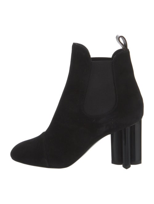 Louis Vuitton LV Monogram Suede Chelsea Boots