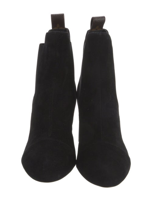 Louis Vuitton LV Monogram Suede Chelsea Boots