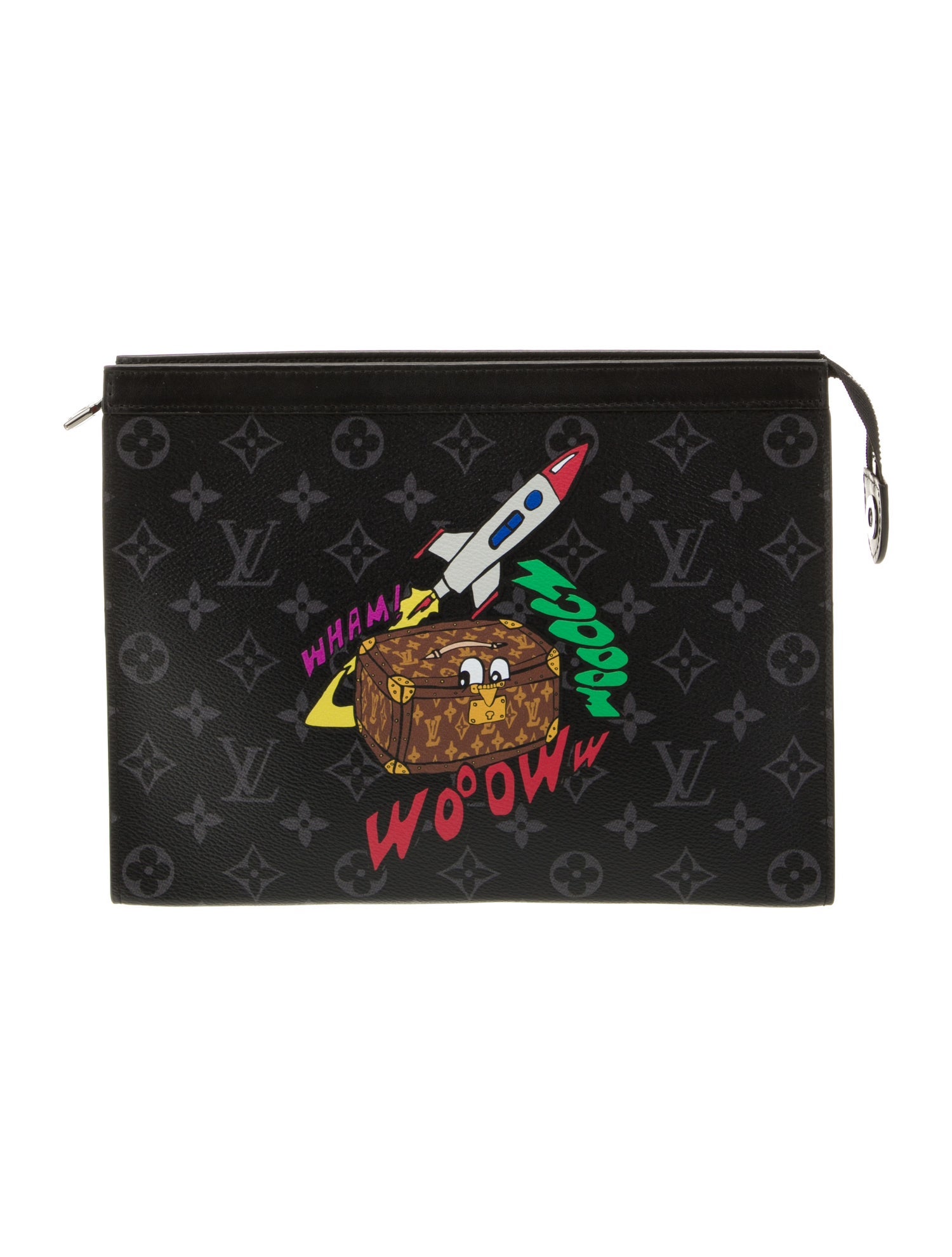 Louis Vuitton Monogram Eclipse Pochette Voyage MM