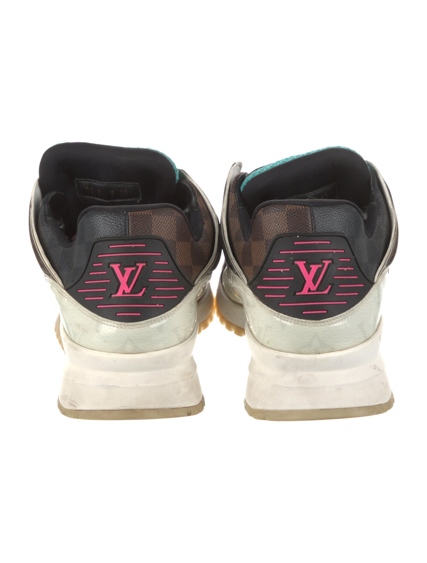 Louis Vuitton Leather Printed Athletic Sneakers