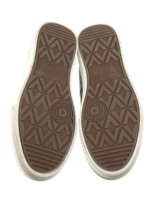 Louis Vuitton Leather Printed Sneakers