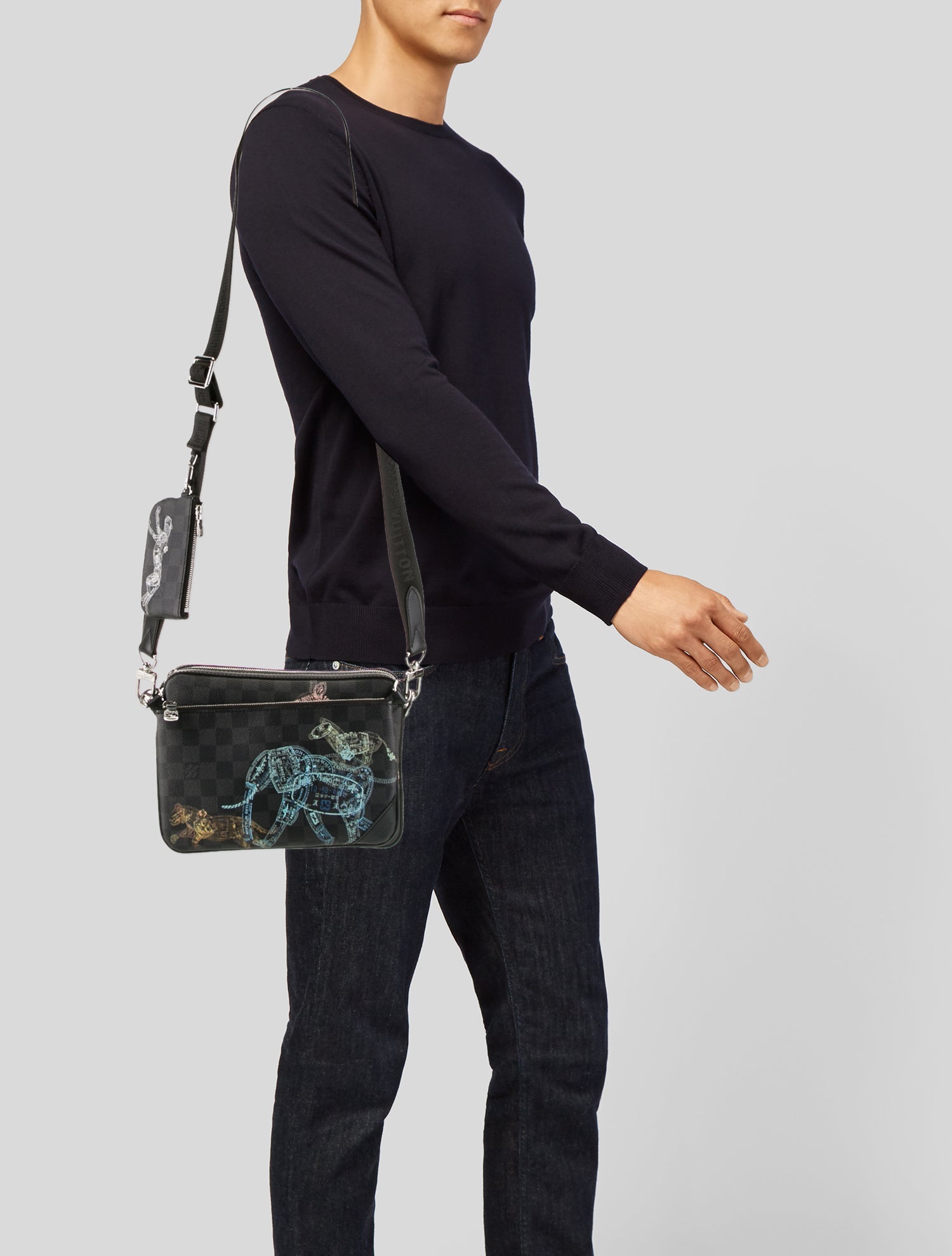 Louis Vuitton Damier Graphite Wild Animals Trio