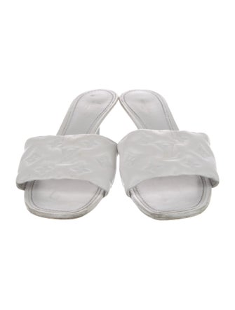 Louis Vuitton LV Monogram Leather Slides