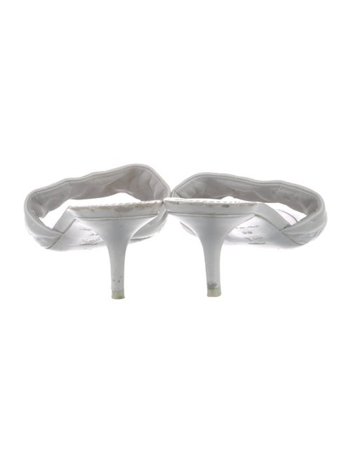 Louis Vuitton LV Monogram Leather Slides