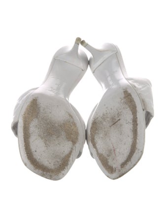 Louis Vuitton LV Monogram Leather Slides