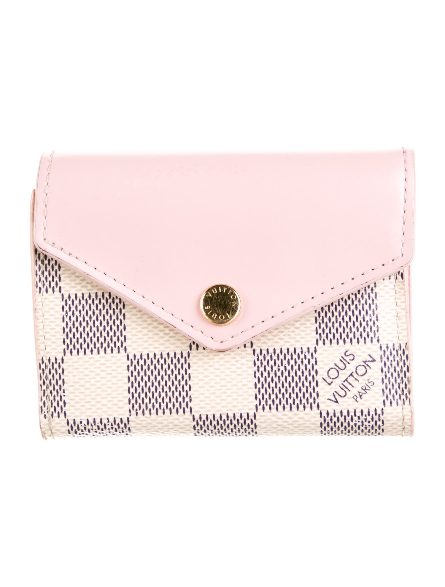 Louis Vuitton 2019 Damier Azur Pattern Zoé Wallet