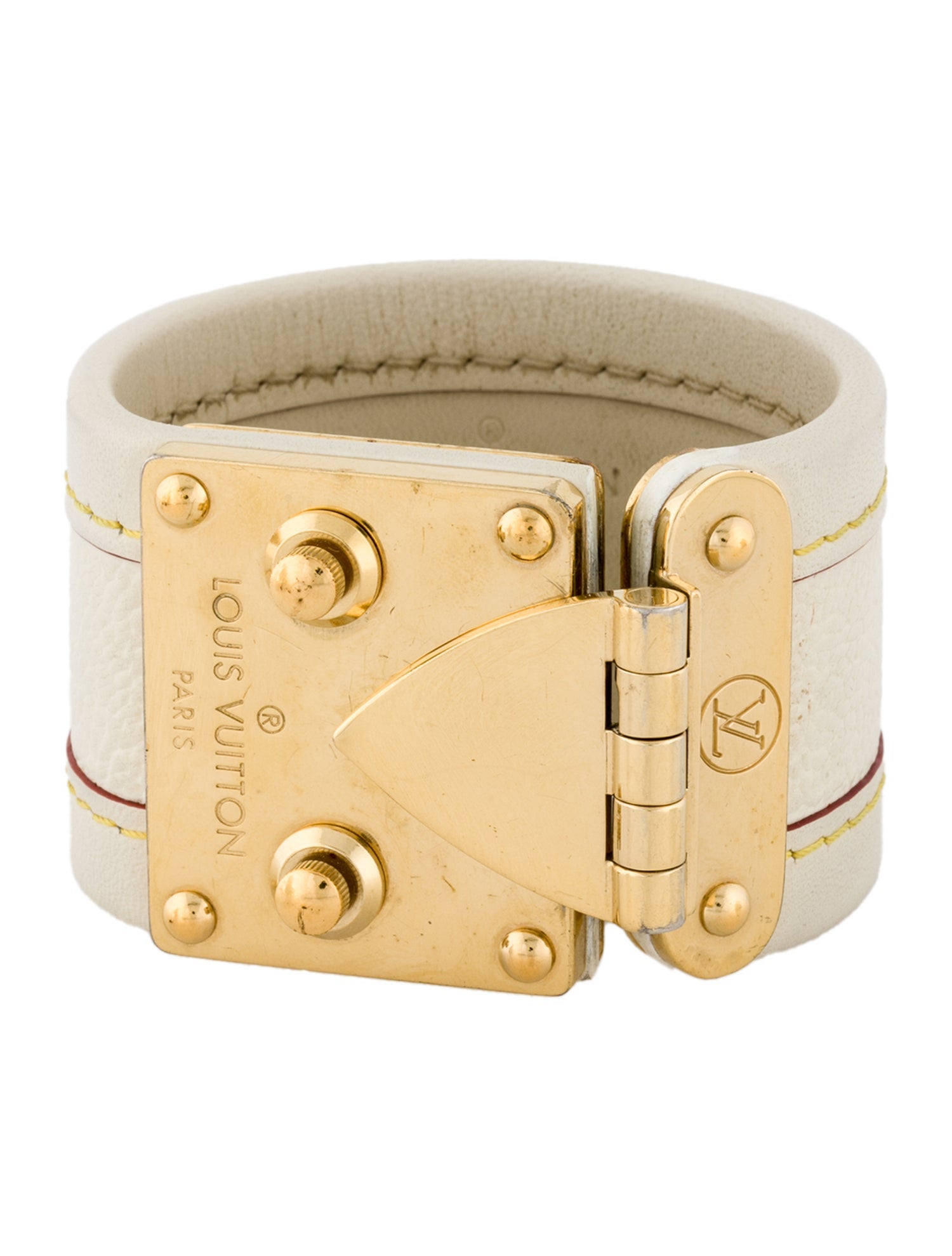Louis Vuitton Leather Suhali Wrap Bracelet